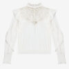 Seila Flowing Blouse with Lace and Ruffles