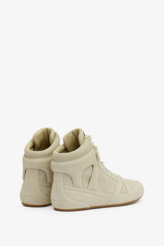 Sennyh High-Top Suede Calfskin Leather Sneakers