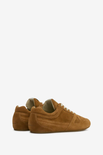 Sennyh Low-Top Suede Calfskin Leather Sneakers
