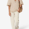 Shana Tunic Style Openwork Cotton Top