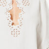 Shana Tunic Style Openwork Cotton Top