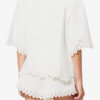 Shana Tunic Style Openwork Cotton Top