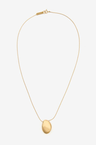 Shiny Day Pendant Necklace in Gold-Finish Brass