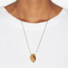 Shiny Day Pendant Necklace in Gold-Finish Brass