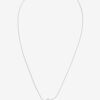 Shiny Day Pendant Necklace in Silver-Finish Brass