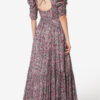 Sichellia Long Printed Organic Cotton Voile Dress