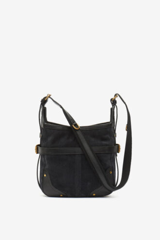 Sierra Hobo S Shoulder Bag in Suede Leather
