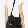 Sierra Hobo S Shoulder Bag in Suede Leather