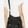 Sierra Hobo S Shoulder Bag in Suede Leather