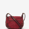 Sierra S Suede Calfskin Leather Messenger Bag