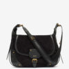 Sierra Suede Leather Messenger Bag
