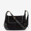 Sierra Suede Leather Messenger Bag