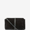 Silao Braided Suede Calfskin Leather Clutch Bag
