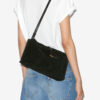 Silao Braided Suede Calfskin Leather Clutch Bag