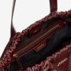 Silven E/W Shiny Leather Tote Bag