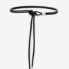 Silvia Leather and Metal Belt