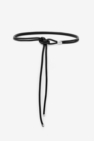 Silvia Leather and Metal Belt