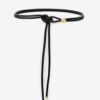 Silvia Leather and Metal Belt