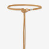 Silvia Tie Belt in Lambskin Leather