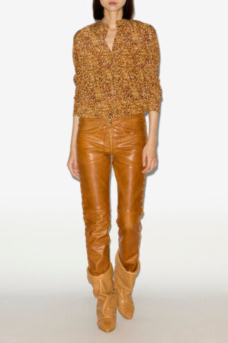 Sima Printed Silk Blouse