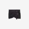 Siyen Draped Denim Mini Skirt