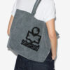 Small Yenky Faded Cotton Bag with Logo