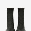 Soft Leather Ankle Boots with High Heels