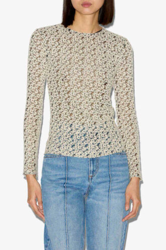 Soline Embroidered Tulle Top