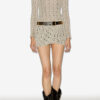 Stacya Embroidered Tulle Mini Skirt