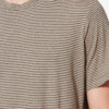 Striped Short-Sleeve Cotton and Linen T-Shirt