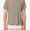Striped Short-Sleeve Cotton and Linen T-Shirt