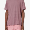 Striped Short-Sleeve Cotton and Linen T-Shirt
