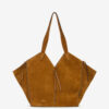 Suede Leather Tote Bag