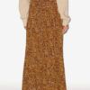 Syana Long Printed Silk Skirt
