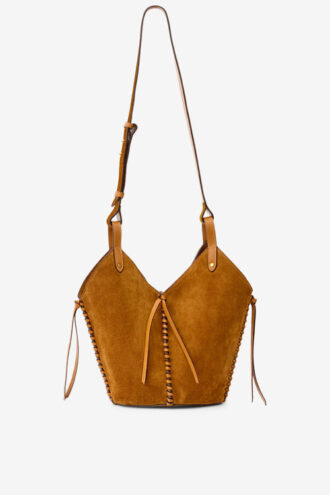 Tampa Mini Suede Leather Bucket Bag