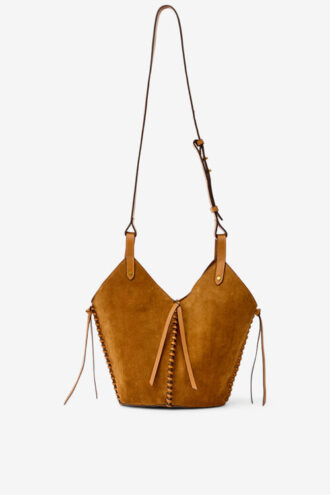Tampa Mini Suede Leather Bucket Bag
