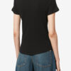 Taomi Ribbed Short-Sleeve Cotton T-Shirt
