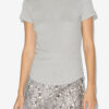 Taomi Ribbed Short-Sleeve Cotton T-Shirt