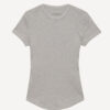 Taomi Ribbed Short-Sleeve Cotton T-Shirt