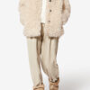Tarvey Short Curly Faux Fur Coat