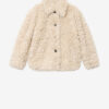 Tarvey Short Curly Faux Fur Coat