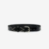 Telly Leather Belt Decorated with Studs