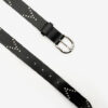 Telly Leather Belt Decorated with Studs