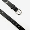 Telly Leather Belt Decorated with Studs