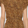 Terena Printed Silk Midi Dress
