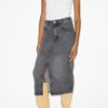 Tilauria Midi Skirt in Fine Denim