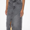 Tilauria Midi Skirt in Fine Denim