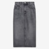 Tilauria Midi Skirt in Fine Denim