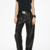Tullya Plain-Colored Pleated Top