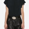 Tullya Plain-Colored Pleated Top